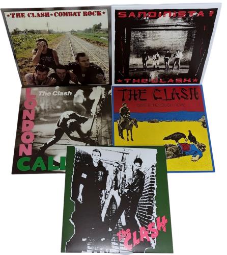 The Clash 5 Studio Album LP Set UK Vinyl Box Set (694791)